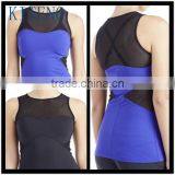 2016 Tank top with mesh extension Office In United States (USA)Small Minimum