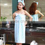 Lady Blue Thin Terry Bathrobe With Hook and Loop thumbnail-2