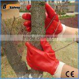 BSSAFETY Red Full Dipped PVC Gloves Oil-resistant Working Gloves thumbnail-3