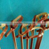 High Quality Disposable Decorative Bamboo Cocktail Beaded Knotted Food Part Picks Skewers Sticks With Ball thumbnail-4
