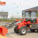 Qingdao Everun Machinery 1.2 Ton Small Articulated Front End Loader With Wooden Forks thumbnail-4