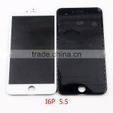 Wholesale LCD Touch Screen Black Film Glass With Frame Assembly for IPhone 6 4.7" 5.5" thumbnail-1