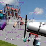 DAYI Environmental Waste Tyre Rubber Plastic Pyrolysis Plant to Crude Fuel Oil thumbnail-5