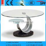 3-12mm Acid Etched Glass Dining Table thumbnail-4
