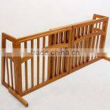 Professional Factory Top Quality 3 Panels Extended Wooden Pet Gate Dog Fence thumbnail-3