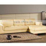 Upholstered Leather Sofa Set | Living Room Sofa in White Color Item B400022 thumbnail-1