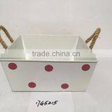 Wholesale Tall Large Indoor Garden Wall Decorative Metal Wrought Iron Square Pot Planter thumbnail-6