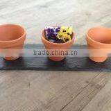 2017 Hot Sale Slate Placemat and Coaster With Rough Edge Food Safe Black for Hotel,home ,shop and Restaurant thumbnail-5