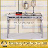 Metal Italian Design Glass Console Table thumbnail-4