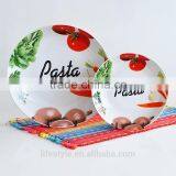 PORCELAIN PASTA PLATE WITH DECAL thumbnail-5