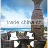 SGS HDPE Rattan Wicker Outdoor Cube Garden Set thumbnail-1