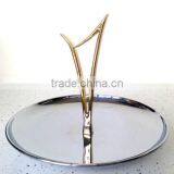 Shiny Round Decorative Tray thumbnail-1