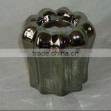 Electroplate Ceramic Candle Holder Wholesale for Home Decoration thumbnail-1