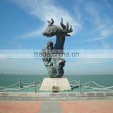 Large bronze fish sculpture for sale sea side decoration