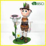 YS15068 Metal Decoration Garden Boy Solar Light Parts thumbnail-1