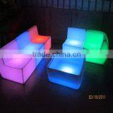 Fashion Environmental Protection Classical RGB Full Colors Plastic LED Bench Chair With 2 Years Warranty thumbnail-6