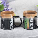 Magic Battery Ceramic Mug Color Changing Cups