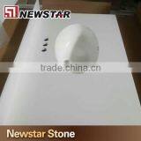 Cultured Marble Bathroom Vanity Top thumbnail-2
