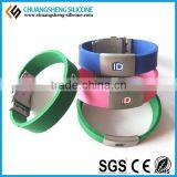 ID Bracelet With Silicone Material for the Old and Chirldren thumbnail-6