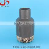 BSCI Audit Factory Price NEW Design Wood Grain Modern Ceramic Vase thumbnail-2