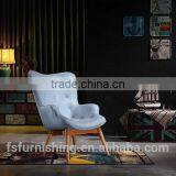 YYA039 Nordic Wood Armchair Meeting Chair Leisure Chair/Nordic Furniture/simple Japanese Style Oak Solid Wood Dining Chair thumbnail-4