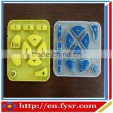 High Quality Membrane Silicone Rubber Press Keypad With Carbon Pills thumbnail-2