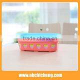Wholesale Bath Storage Basket Plastic Colors Storage Basket Kitchen Shelf Rack thumbnail-3