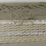 S/6 RECTANGULAR WILLOW STORAGE W/LINER thumbnail-1