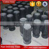 Modern Design Black Granite Flower Vases For Tombstones thumbnail-2