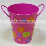 Iron X'mas Decoration Buckets With Water Transfer Decal thumbnail-1