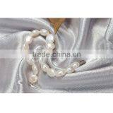 9-10mm White Baroque Freshwater Pearl Bracelet thumbnail-4