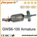 gws6-100 Power tools Spare Parts starter armature