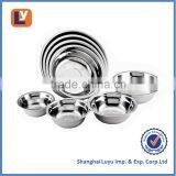 Hot Sale Round Stainless Steel Dinner Soup Plate thumbnail-2