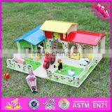Top Fashion Kids Wooden Toy Barns Best Sale Children Wooden Toy Barns W06A167-S thumbnail-1