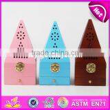Hot Sale Pyramid Design Wooden Fragrance Burner W02A258-S thumbnail-1
