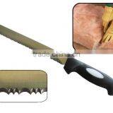 High Carbon Chrome Vanadium Fiber Glass Insulation Material Glass Fiber Multi Constuction Function Knife With Hardwood Handle thumbnail-3