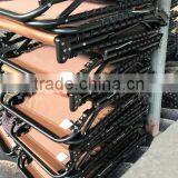 Steel Frame Rope Beach Sunbed Chaise Lounger Chair thumbnail-5