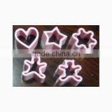 BC-7690 5-piece Plastic Mini Cookie Cutters / Cookie Tools thumbnail-1