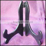 7" Black Stand Plate,Bowl Frame Photo Picture, Display Easel Pedestal Holder thumbnail-1