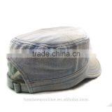 Customize Blank Washed Denim Military Caps Dongguan Factory thumbnail-5