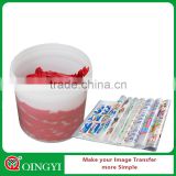 Qingyi custom plastisol heat transfers for offset printing