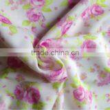 4 Way Stretch Poly Spandex Flower Transfer Printed Fabric thumbnail-1