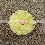 Wholesale Hobby Lobby Handmade Pink Lace Cheap Artificial Flower thumbnail-5