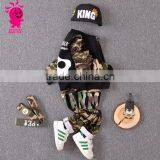 Fashion Kids Boys Clothes Set Top Coat and Pants 2pcs Set Camouflage Children Baby thumbnail-1