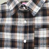 Cheap Wholesale Online Kids Boys Fashion Plaid Check Shirts With Chest Pocket thumbnail-5