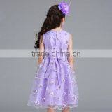 Children Elegant Party Dress Fancy Girls Flower Dress Kids Clothingl619 thumbnail-3