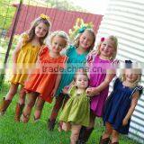 Bulk Wholesale Clothing Custom Colors 2017 Baby Girl Party Dress Children Frocks Designs thumbnail-2