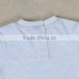 Plain White Design Baby Boy Tops Baby Cute T-shirts thumbnail-5