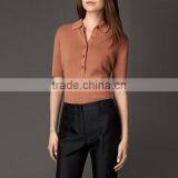 Fancy Custom Ladies Tops Latest Design ,women Shirt Ladies Wool Blouses thumbnail-2