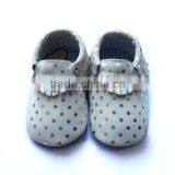 Rubber Sole Baby Moccasins Suede Baby Shoes thumbnail-2